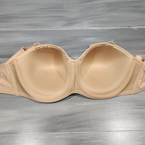 Soma Stunning Starlet Strapless Bra 40DDD Beige - Picture 7 of 8
